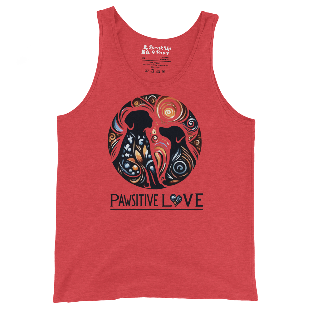 Canine Whirlpool -Pawsitive Love - Unisex Tank Top