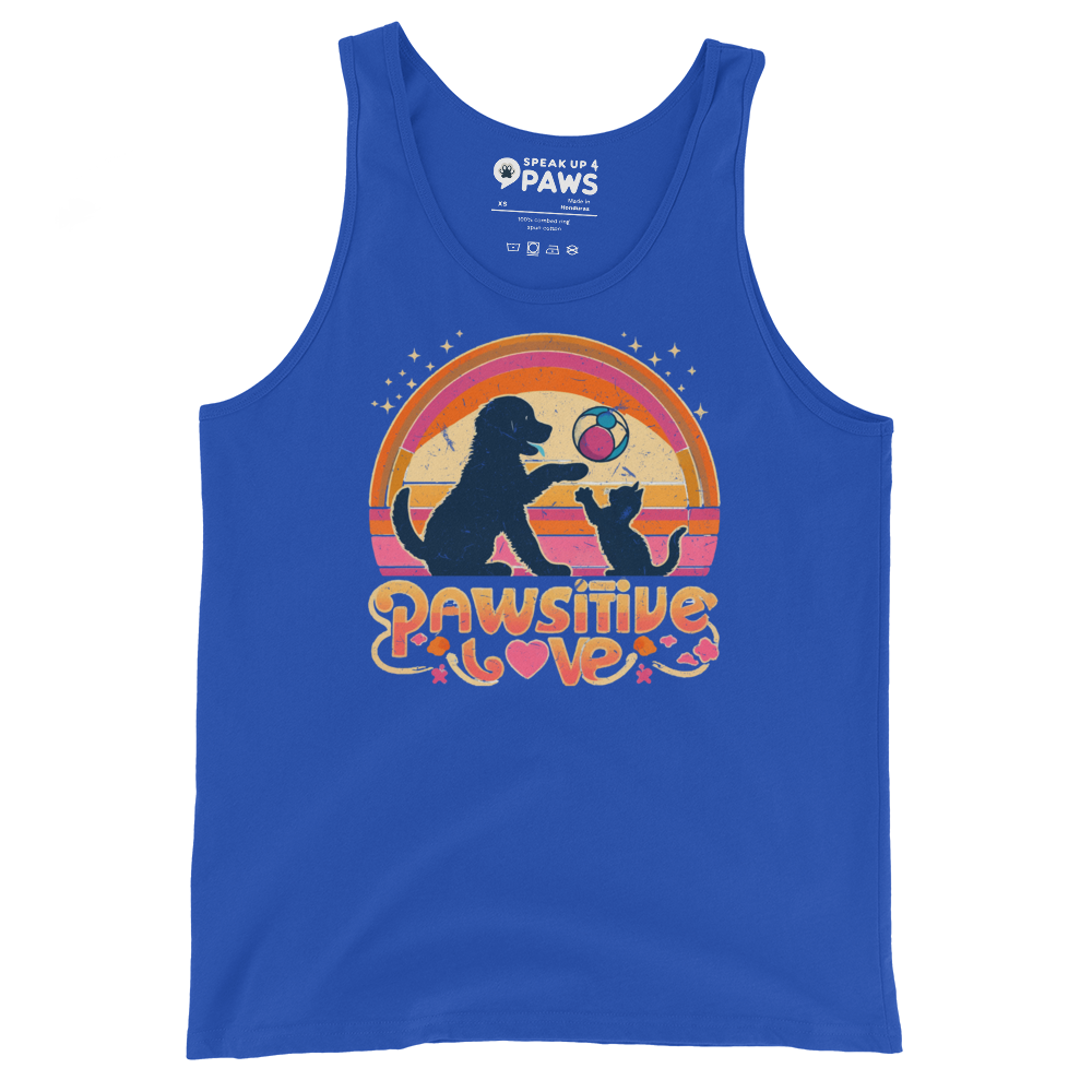 Rainbow Rendezvous - Pawsitive Love - Unisex Tank Top