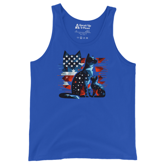 Stars and Stripes Companions - Unisex Tank Top