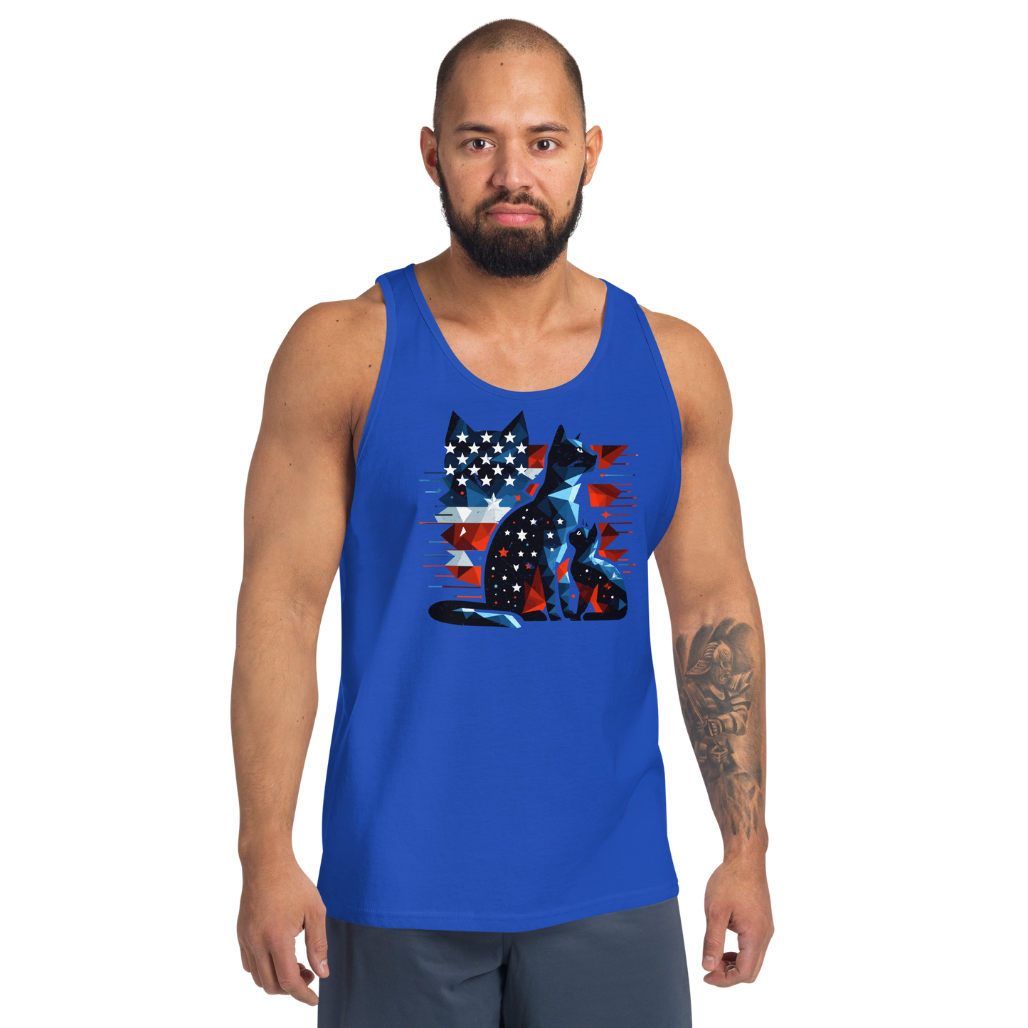 Stars and Stripes Companions - Unisex Tank Top