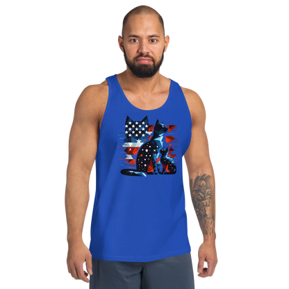 Stars and Stripes Companions - Unisex Tank Top