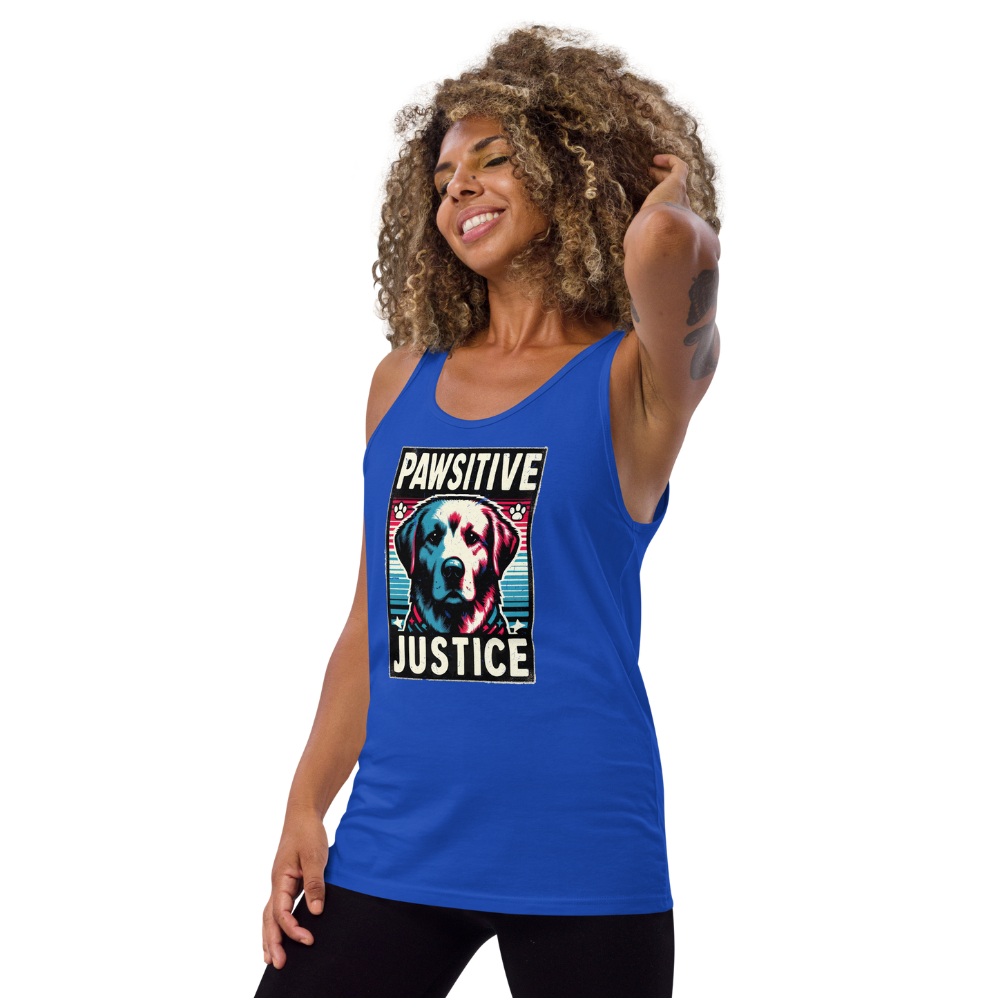 Bark Nirvana - Pawsitive Justice - Unisex Tank Top