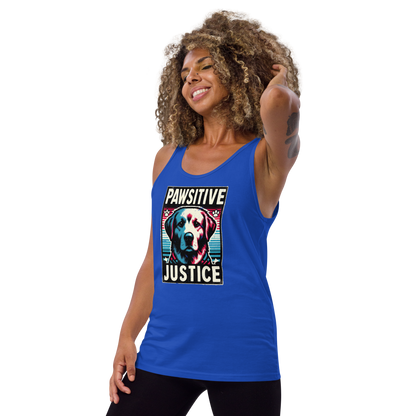 Bark Nirvana - Pawsitive Justice - Unisex Tank Top