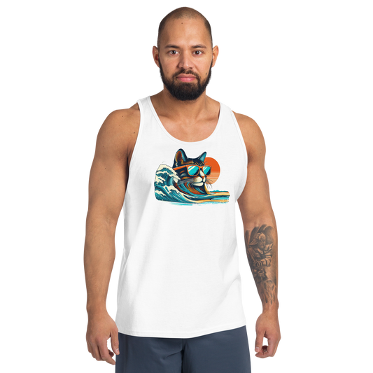 Feline Surf - Cool Cat - Unisex Tank Top