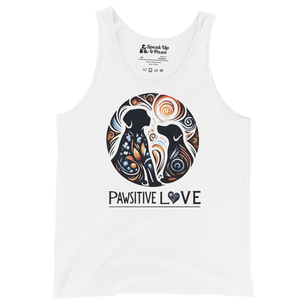 Canine Whirlpool -Pawsitive Love - Unisex Tank Top