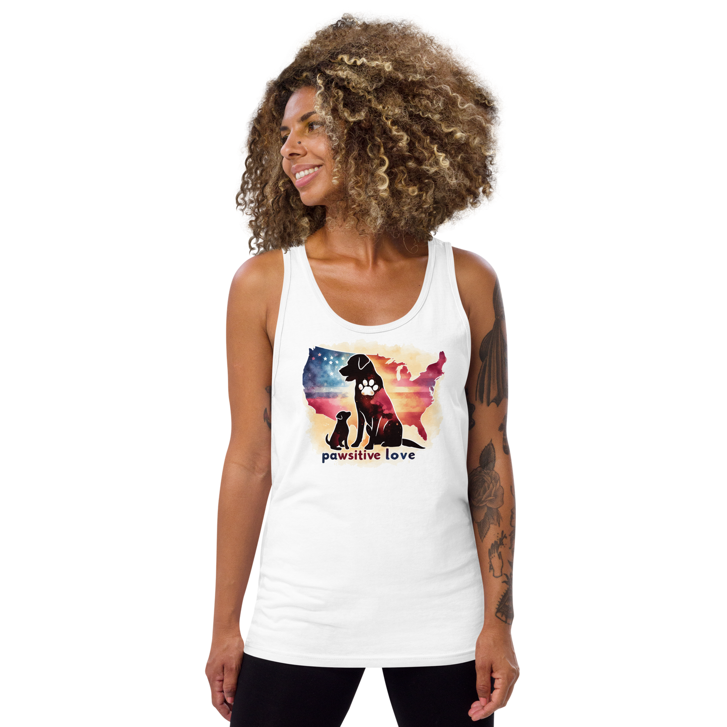 Paws Across the Nation - Unisex Tank Top