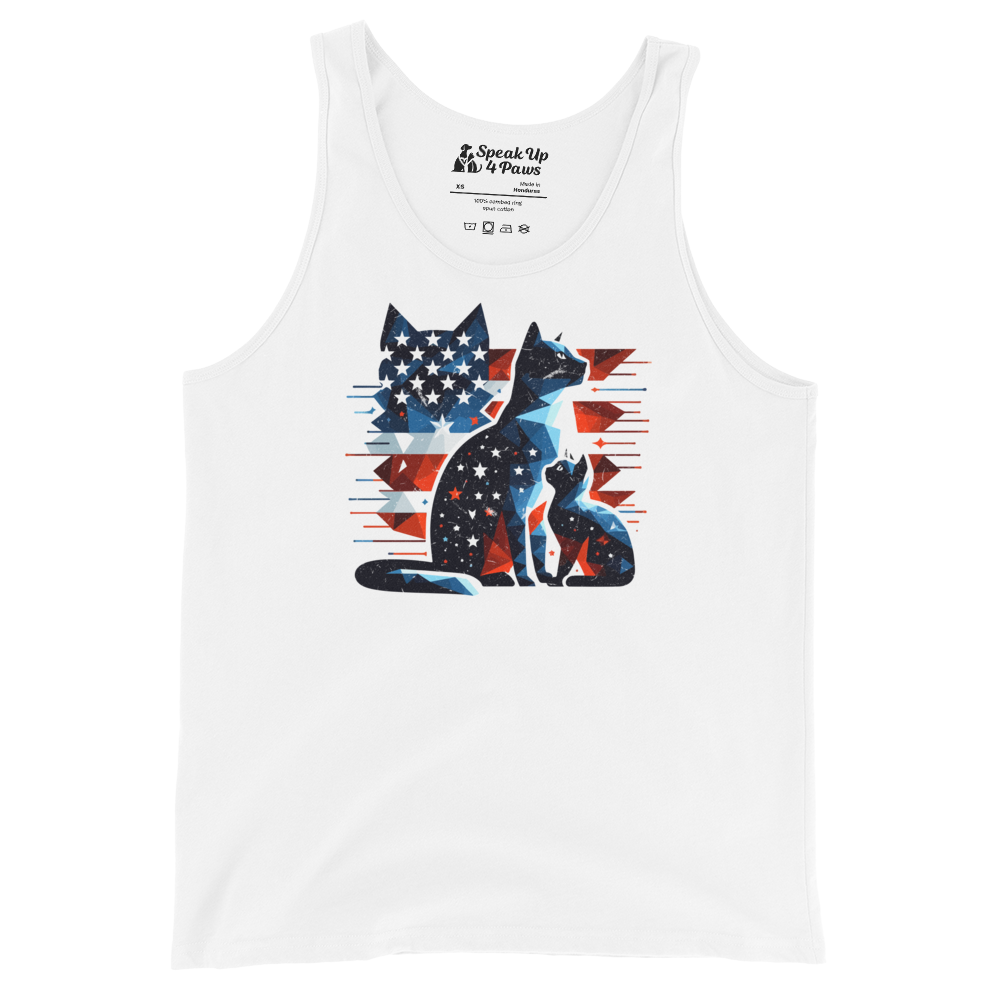 Stars and Stripes Companions - Unisex Tank Top