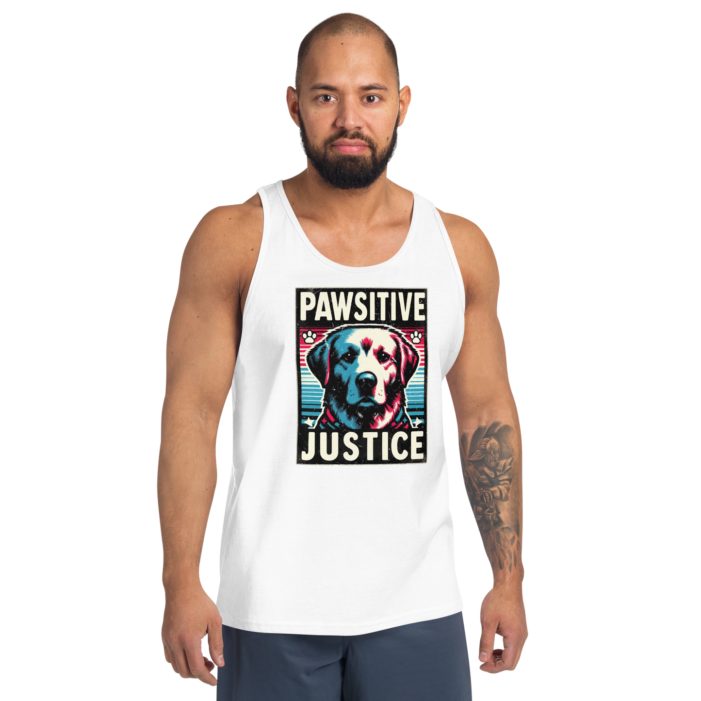 Bark Nirvana - Pawsitive Justice - Unisex Tank Top