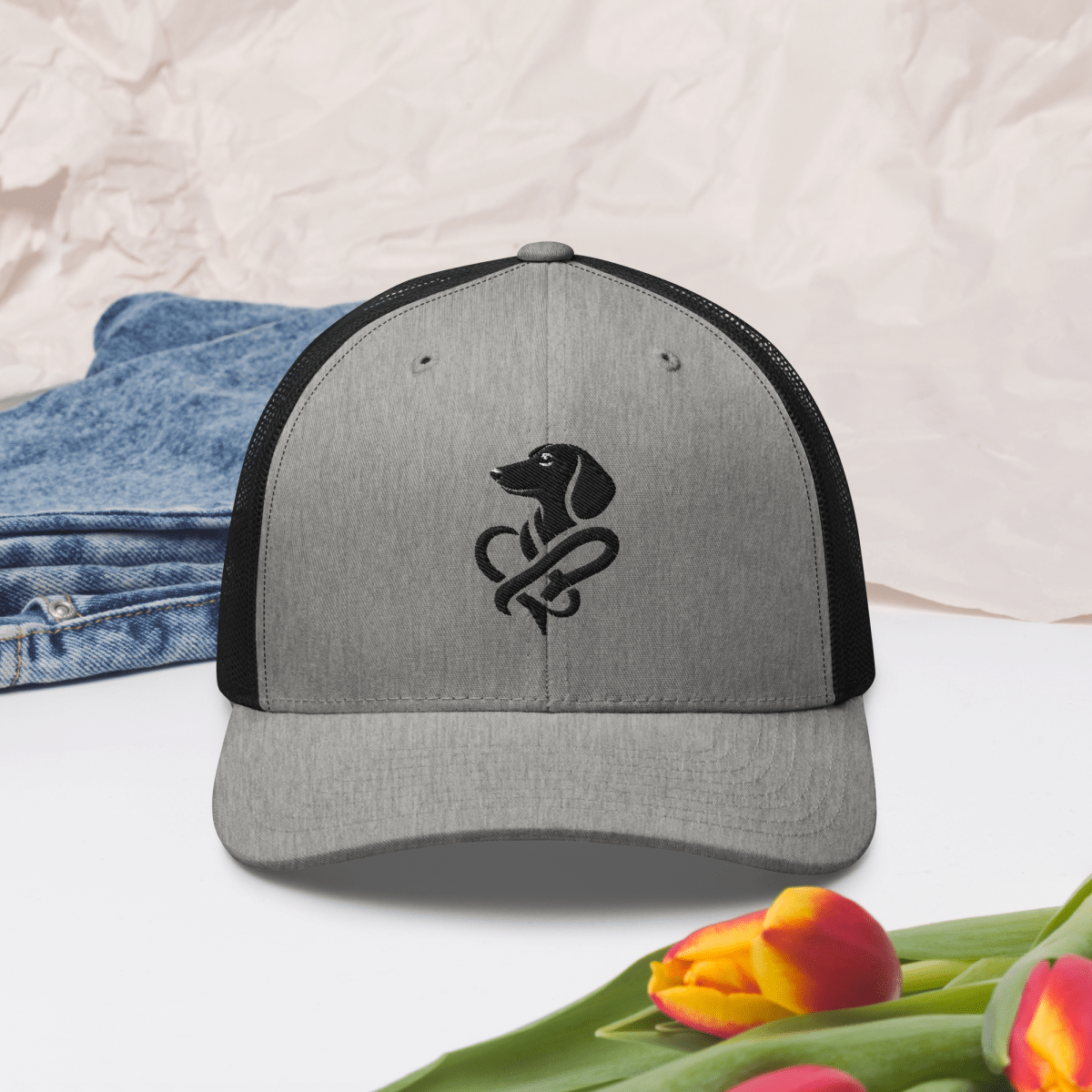 Heart of a Doxie - Trucker Hat - Trucker Hat - Speak Up 4 Paws