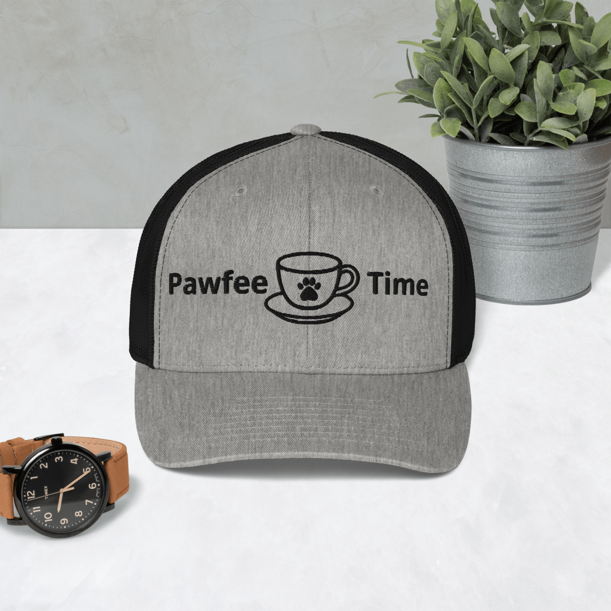 Pawfee Time - Trucker Hat copy - Trucker Hat - Speak Up 4 Paws