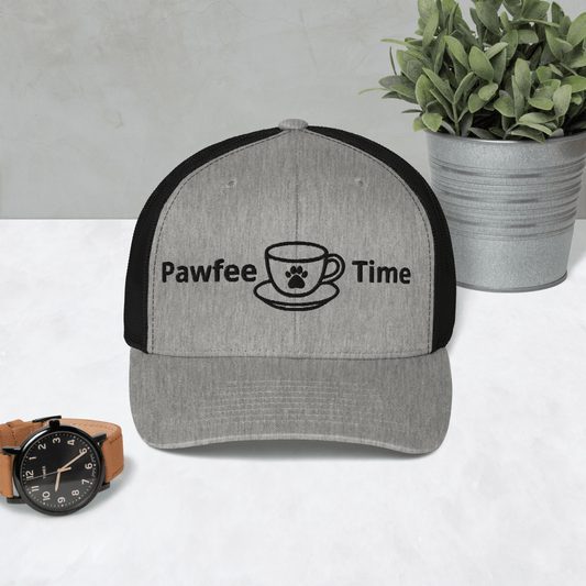 Pawfee Time - Trucker Hat copy - Trucker Hat - Speak Up 4 Paws
