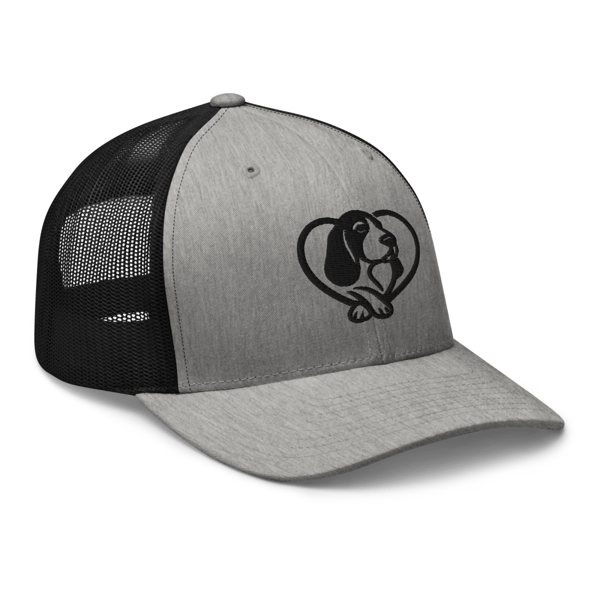 Heart of a Basset - Trucker Hat - Trucker Hat - Speak Up 4 Paws