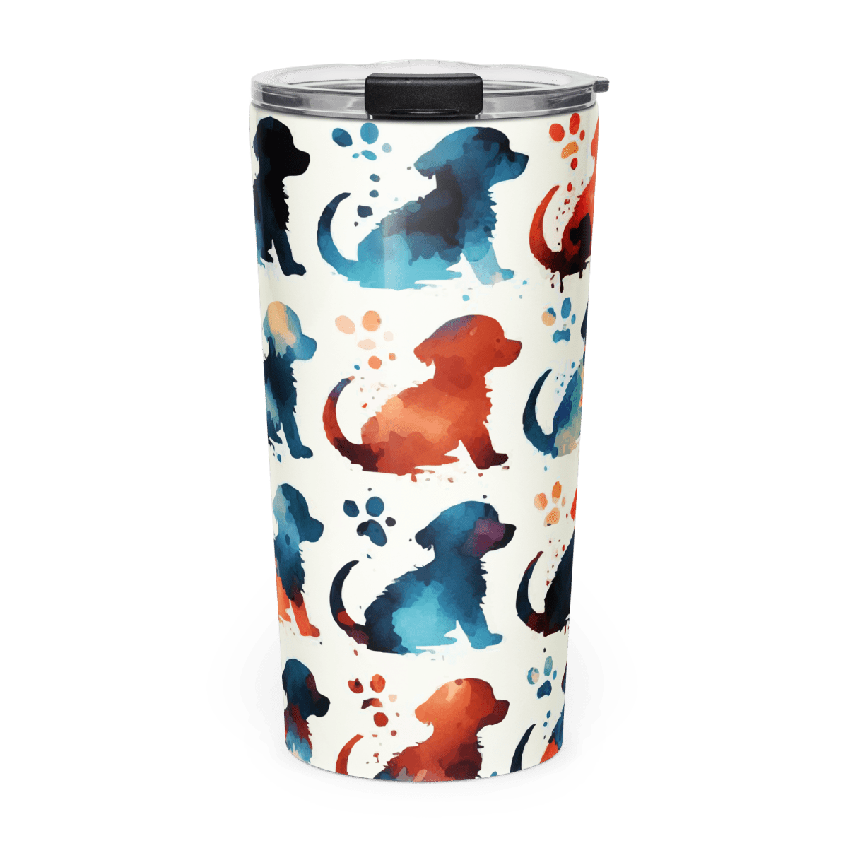 Watercolor Pups - Tumbler - Tapered Tumbler - Speak Up 4 Paws