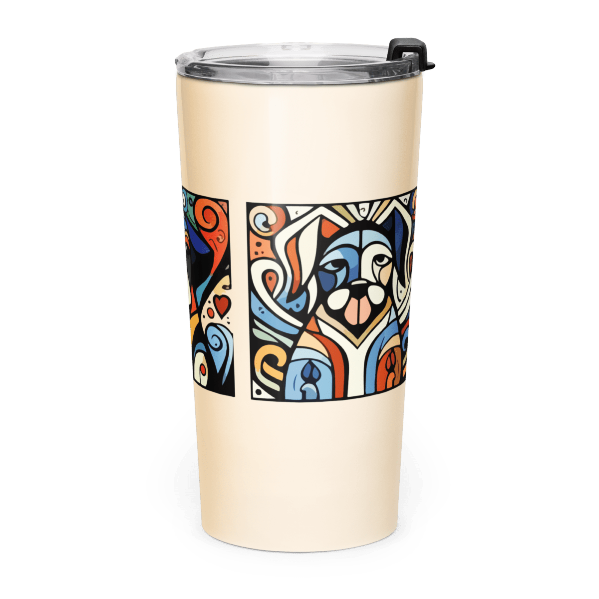 Artful Trio - Tumbler - Tapered Tumbler - Speak Up 4 Paws