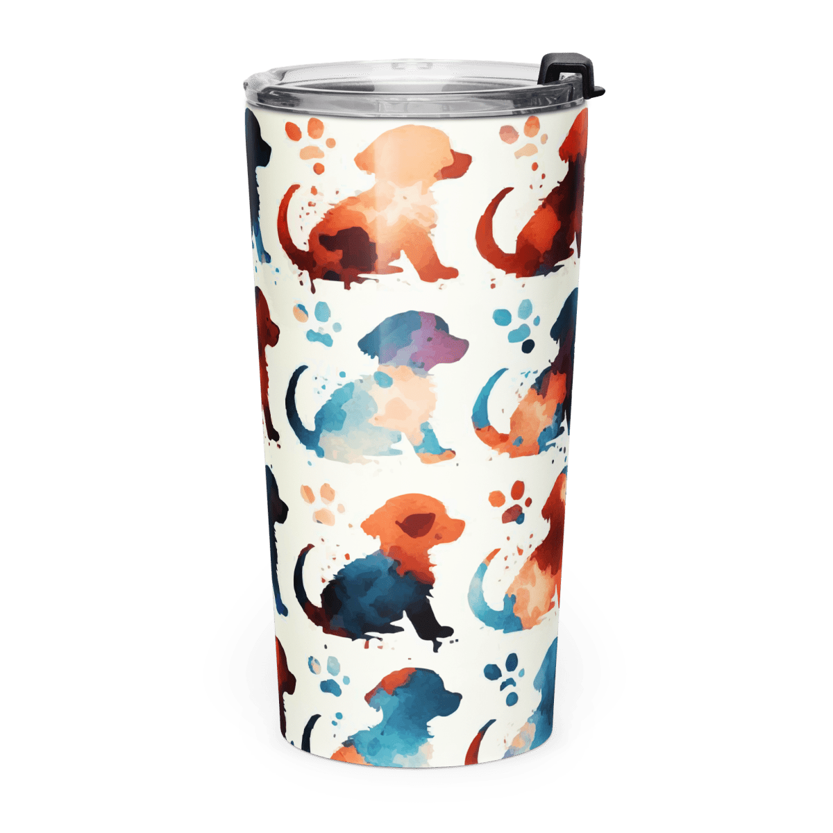 Watercolor Pups - Tumbler - Tapered Tumbler - Speak Up 4 Paws