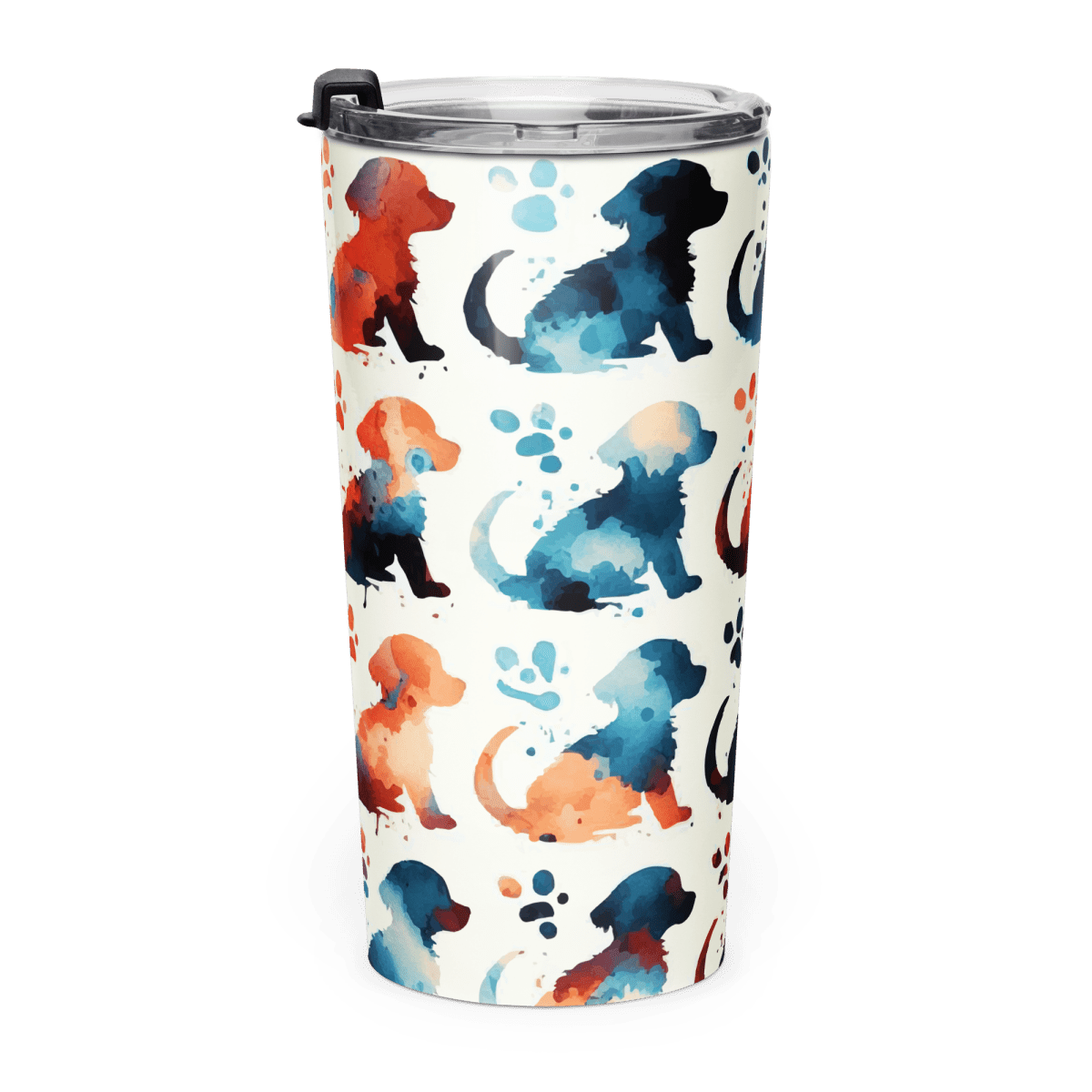 Watercolor Pups - Tumbler - Tapered Tumbler - Speak Up 4 Paws