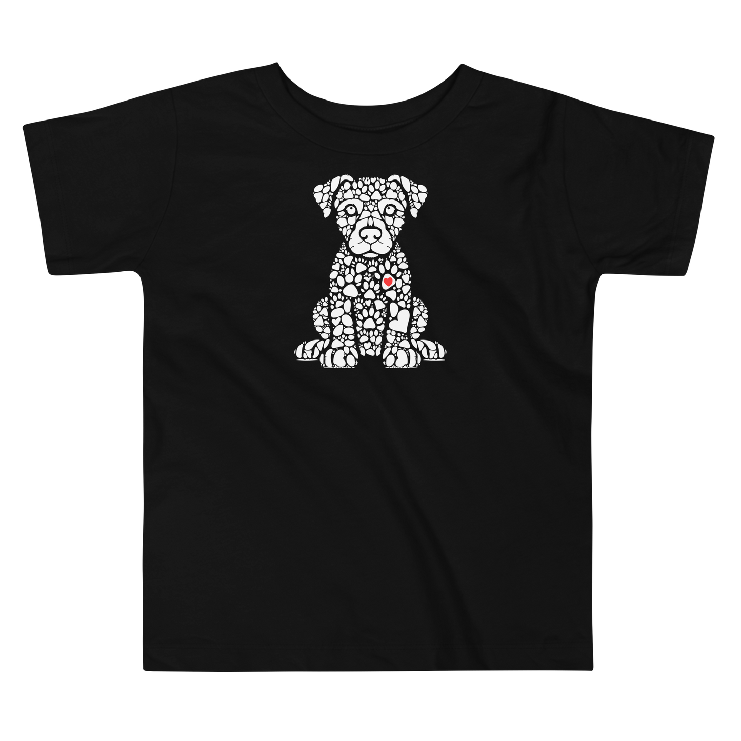 Paws of Longing - Puppy White - Toddler Tee