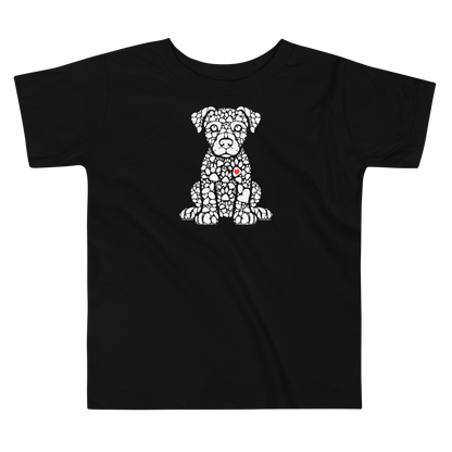 Paws of Longing - Puppy White - Toddler Tee