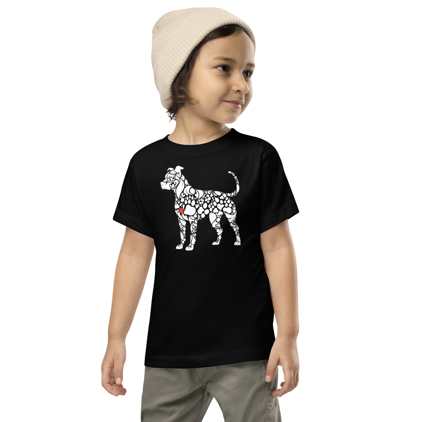 Paws of Loyalty - Pit White - Toddler Tee