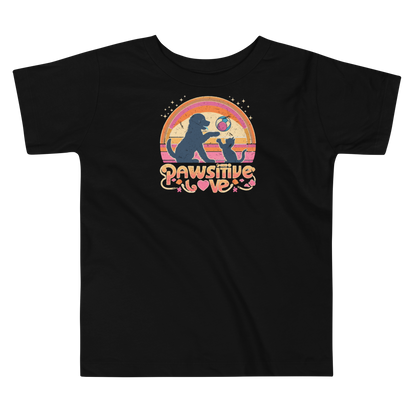 Rainbow Rendezvous - Pawsitive Love - Toddler Tee