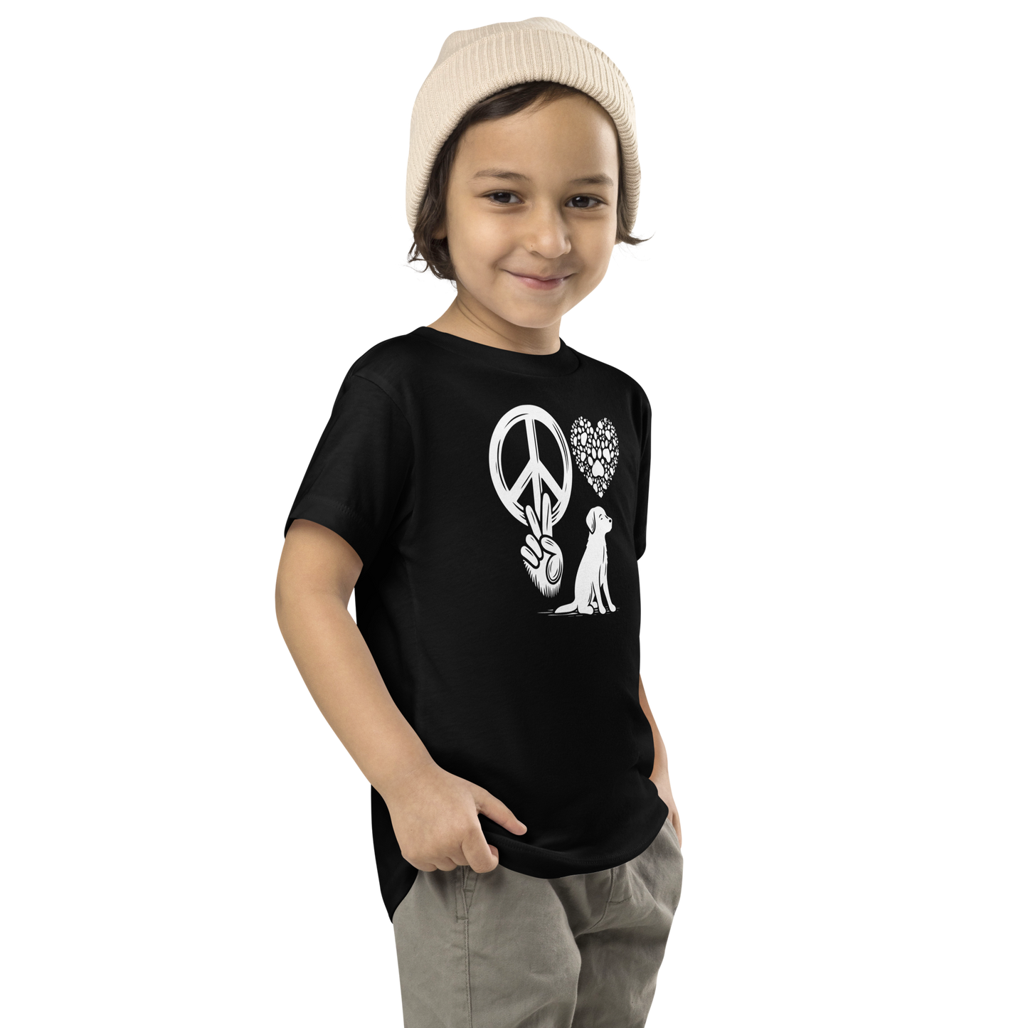 Harmony Unleashed - Peace-Love-Dog - Toddler Tee