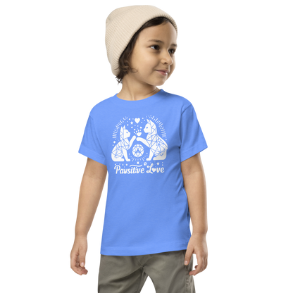 Geometric Whiskerplay - Pawsitive Love - Toddler Tee