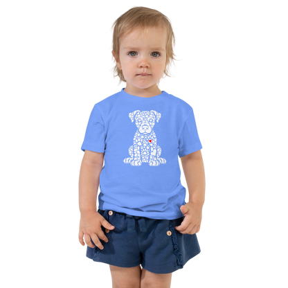 Paws of Longing - Puppy White - Toddler Tee