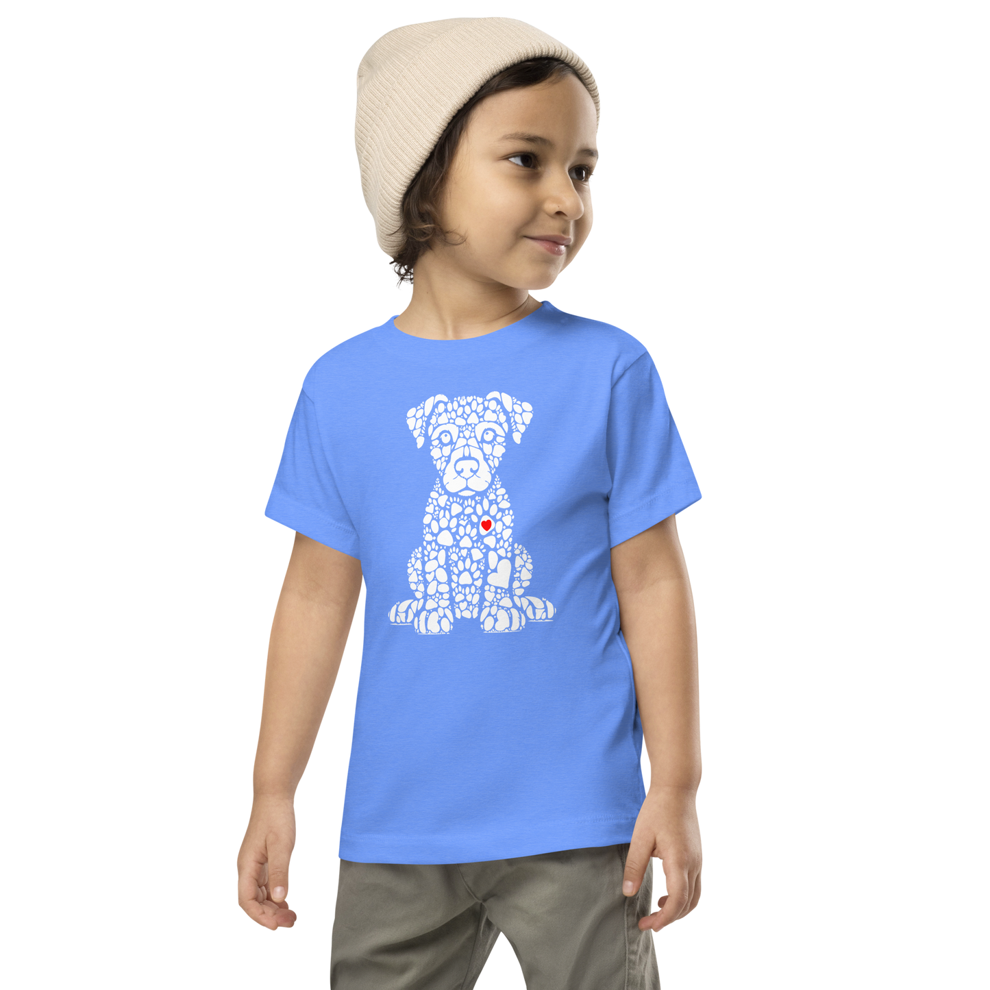 Paws of Longing - Puppy White - Toddler Tee