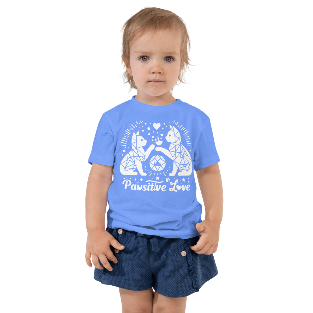 Geometric Whisker Play - Toddler Tee - Toddler Tee - Speak Up 4 Paws
