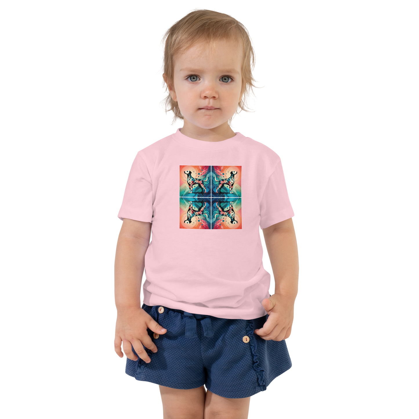 Vibrant Canine Mosaic - Toddler Tee