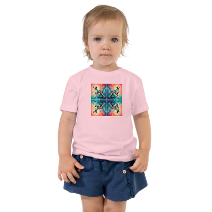 Vibrant Canine Mosaic - Toddler Tee