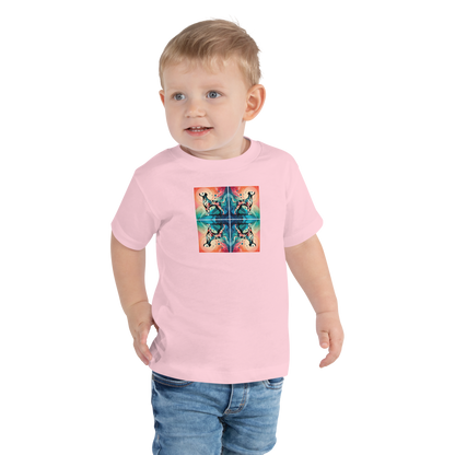 Vibrant Canine Mosaic - Toddler Tee