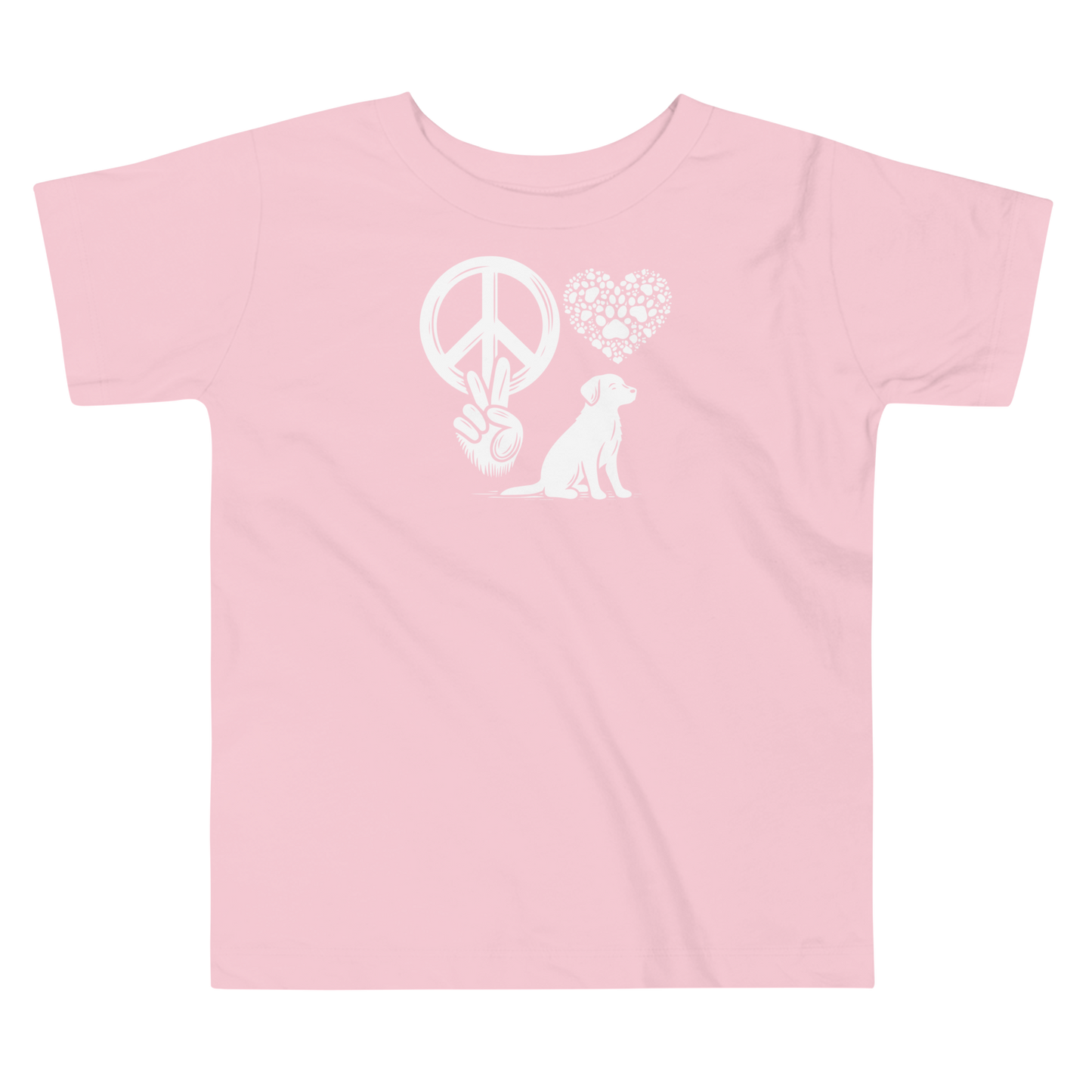 Harmony Unleashed - Peace-Love-Dog - Toddler Tee