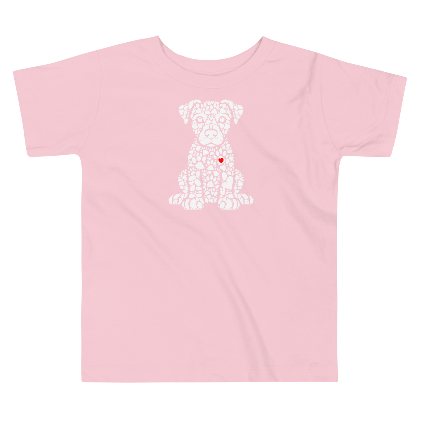 Paws of Longing - Puppy White - Toddler Tee