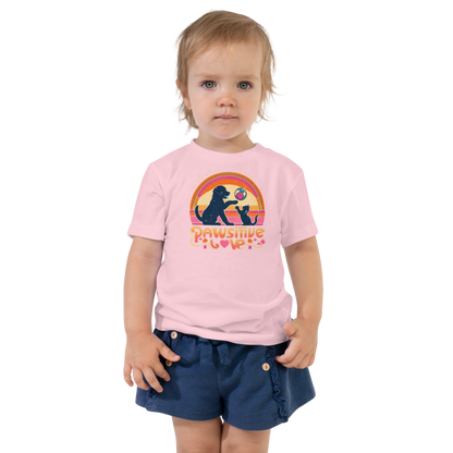 Rainbow Rendezvous - Pawsitive Love - Toddler Tee