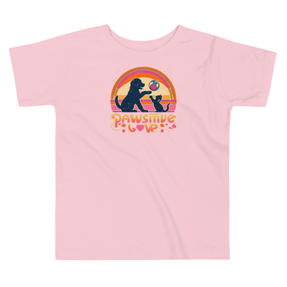 Rainbow Rendezvous - Pawsitive Love - Toddler Tee