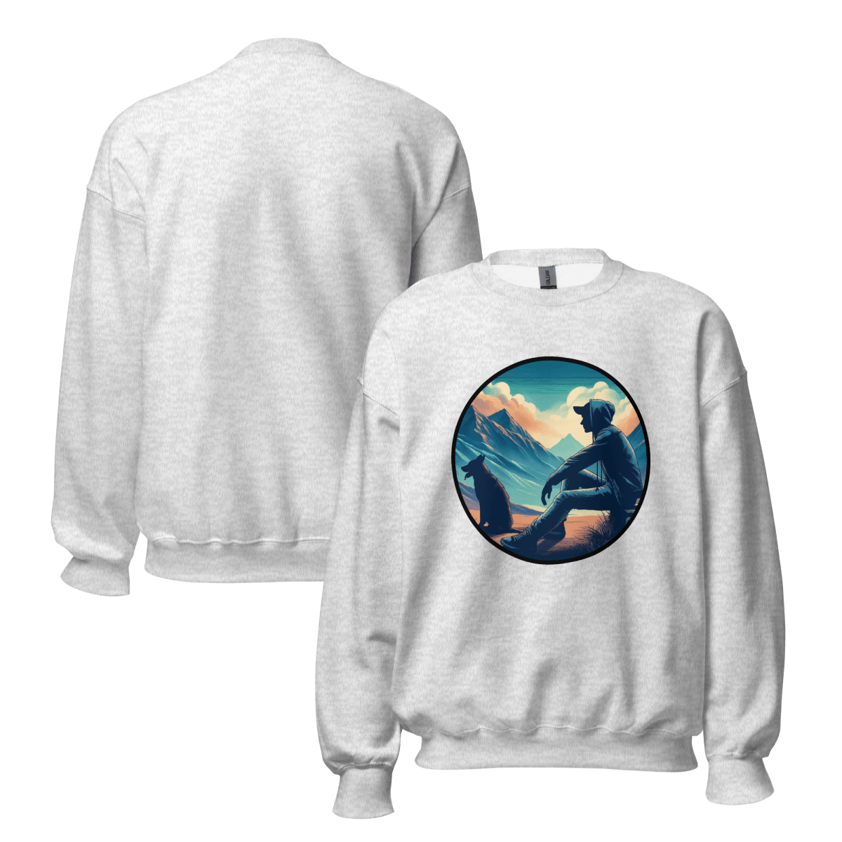 Dawn's Embrace - Oversized Sweatshirt | COLORS: Graphite Heather, Charcoal, Sport Grey, Ash - pr - Speak Up 4 Paws