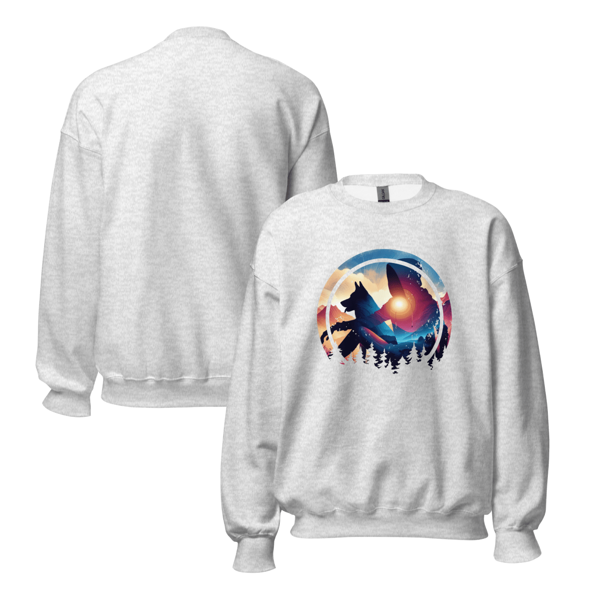 Companion Hues - Oversized Sweatshirt | COLORS: Sport Grey, Charcoal, Graphite Heather, Ash - Preshrunk Sweatshirt - Speak Up 4 Paws