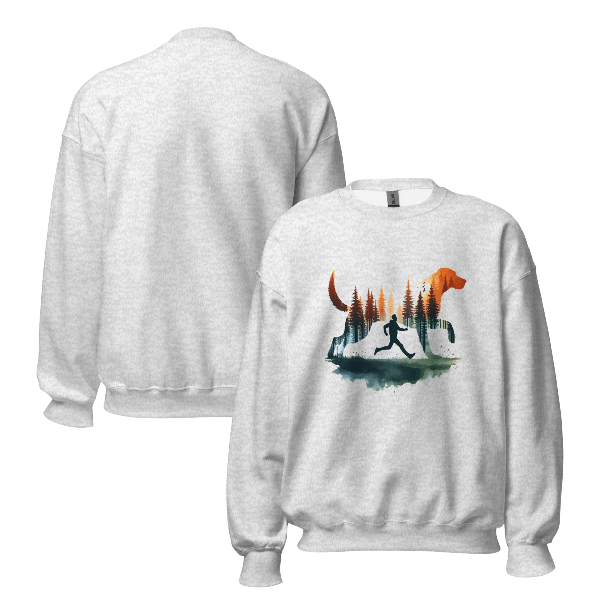 Forest Spirit - Oversized Sweatshirt | COLORS: Sport Grey, Ash - Preshrunk Sweatshirt - Speak Up 4 Paws
