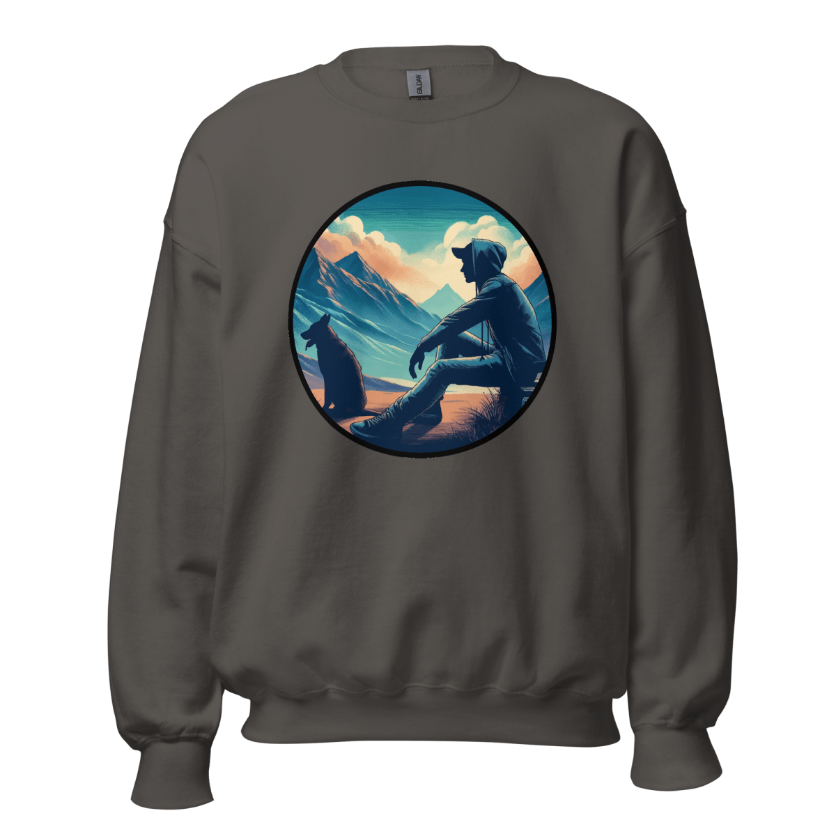 Dawn's Embrace - Sweatshirt | COLORS: Sand, Charcoal, Indigo Blue, Graphite Heather - Preshrunk Sweatshirt - Speak Up 4 Paws