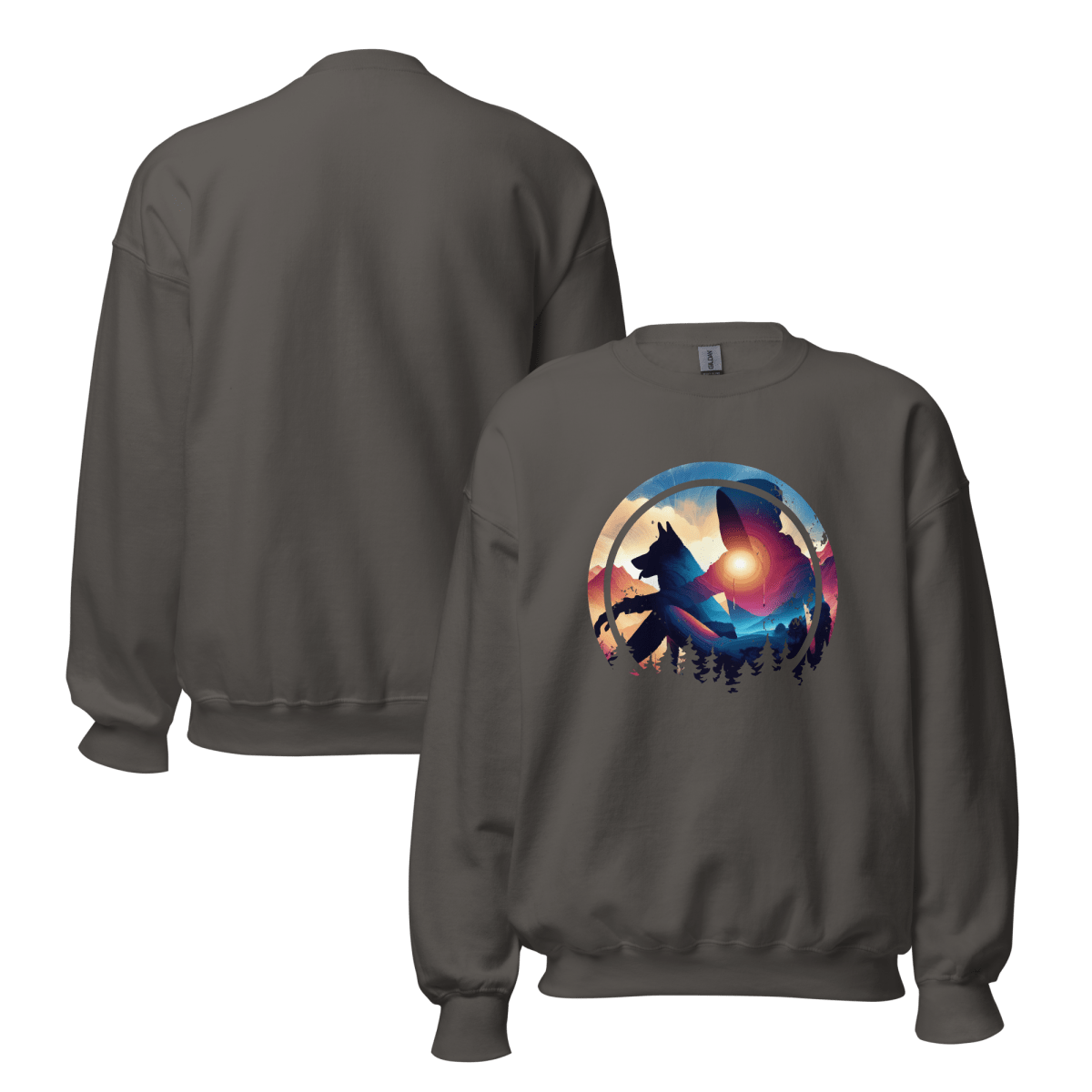 Companion Hues - Oversized Sweatshirt | COLORS: Sport Grey, Charcoal, Graphite Heather, Ash - Preshrunk Sweatshirt - Speak Up 4 Paws