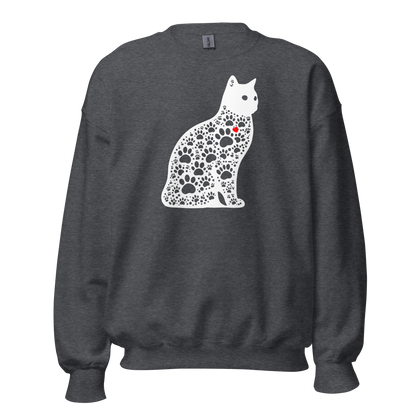 Paws in Harmony - Cat - Preshrunk Sweatshirt