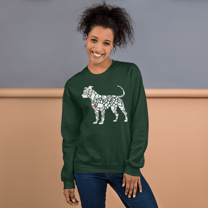 Paws of Loyalty - Sweatshirt | COLORS: Navy, Maroon, Forest Green, Charcoal - Preshrunk Sweatshirt - Speak Up 4 Paws