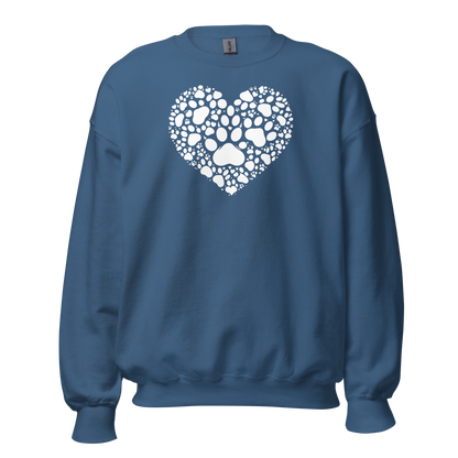 Paws of Compassion - Heart - Preshrunk Sweatshirt