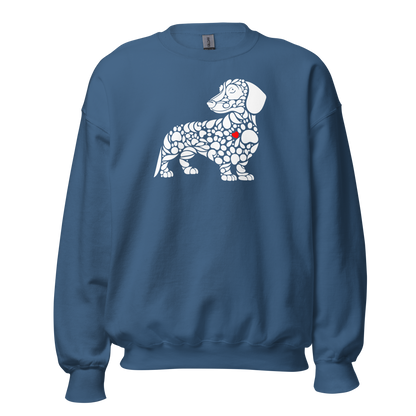 Paws of Devotion - Dachshund - Preshrunk Sweatshirt