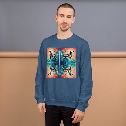 Vibrant Canine Mosaic - Preshrunk Sweatshirt