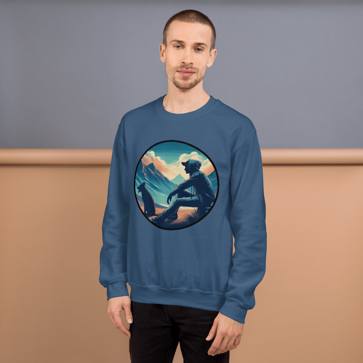 Dawn's Embrace - Sweatshirt | COLORS: Sand, Charcoal, Indigo Blue, Graphite Heather - Preshrunk Sweatshirt - Speak Up 4 Paws