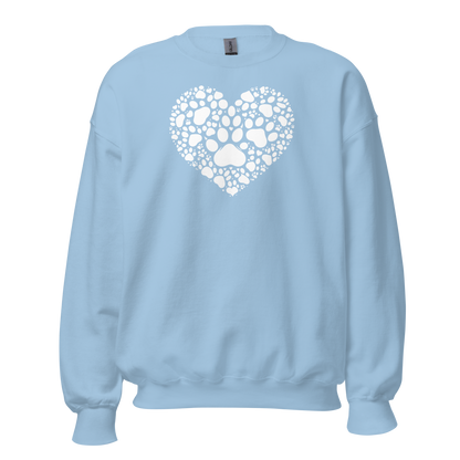 Paws of Compassion - Heart - Preshrunk Sweatshirt