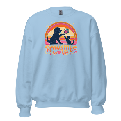 Rainbow Rendezvous - Pawsitive Love - Preshrunk Sweatshirt