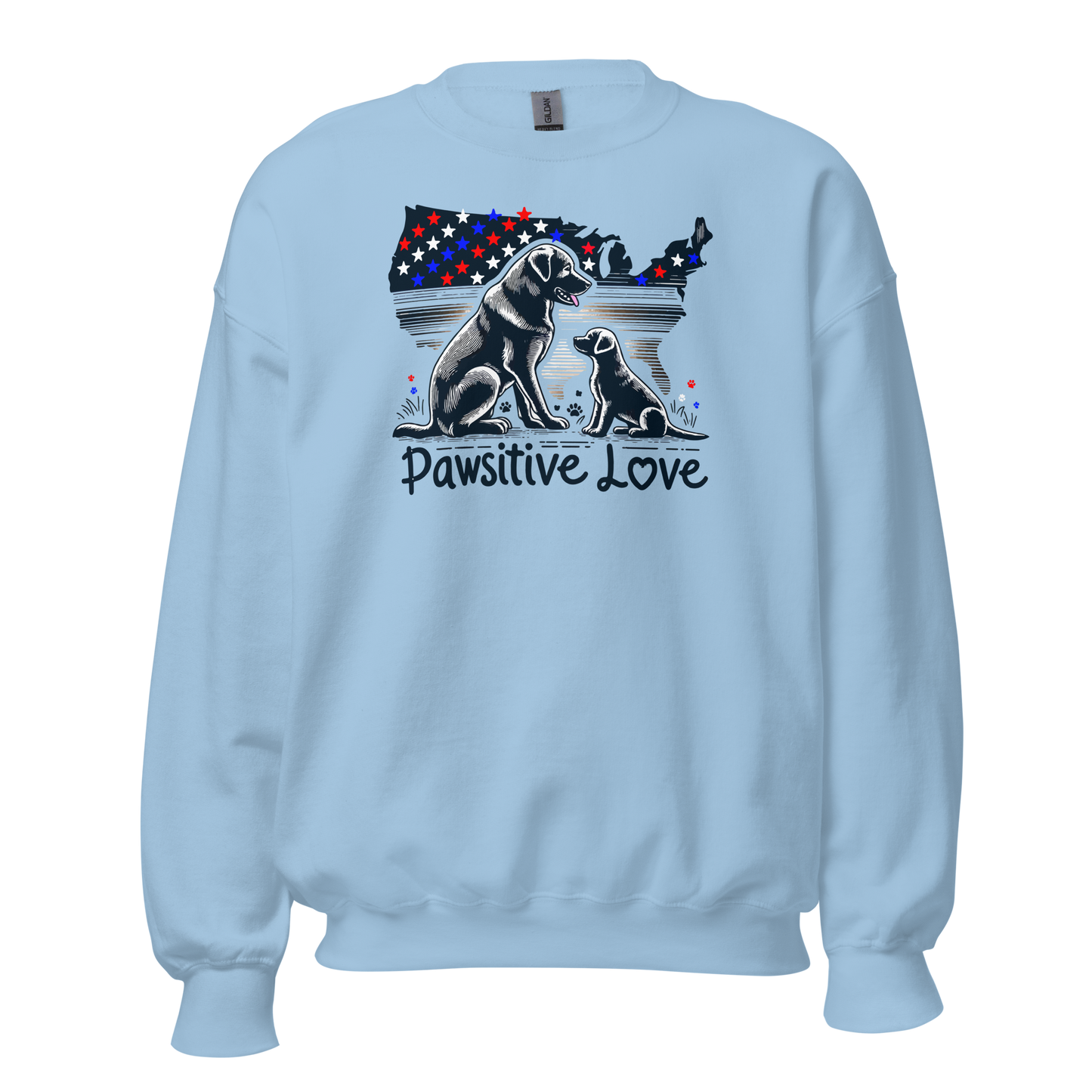 States of Devotion - Pawsitive Love - Preshrunk Sweatshirt